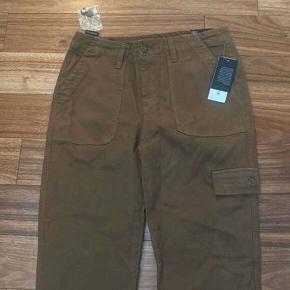 KUT from the‎ kloth brown straight leg jeans ankle length hiking outdoor - Picture 2 of 8